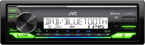 JVC USB/MP3/WMA/FLAC/WAV/BT/DAB hajós lejátszó KD-X38MDBT